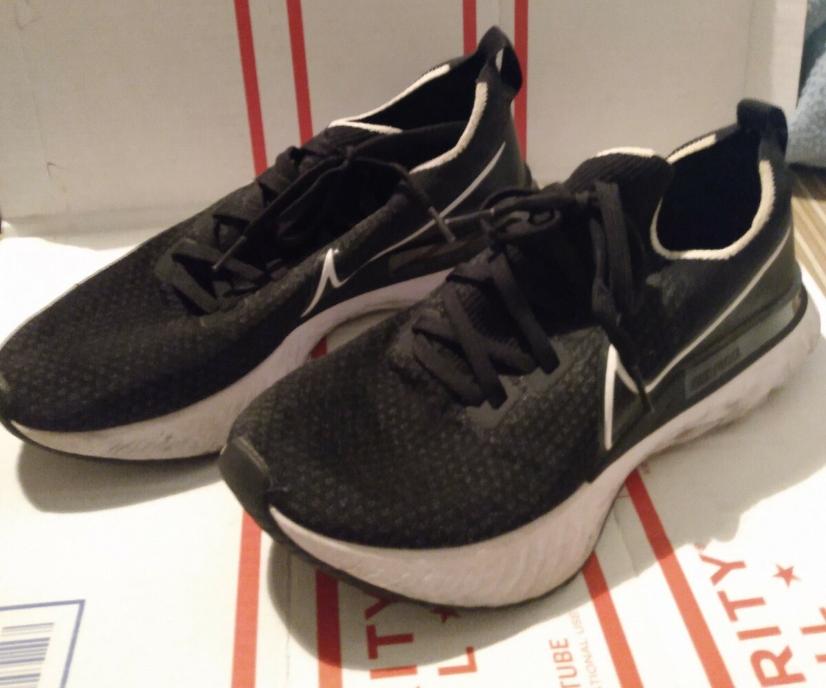 Nike React Infinity Run Flyknit CD4371-002 Men\'s 11.5 Black Running Shoes‎ Nike Men main image 2