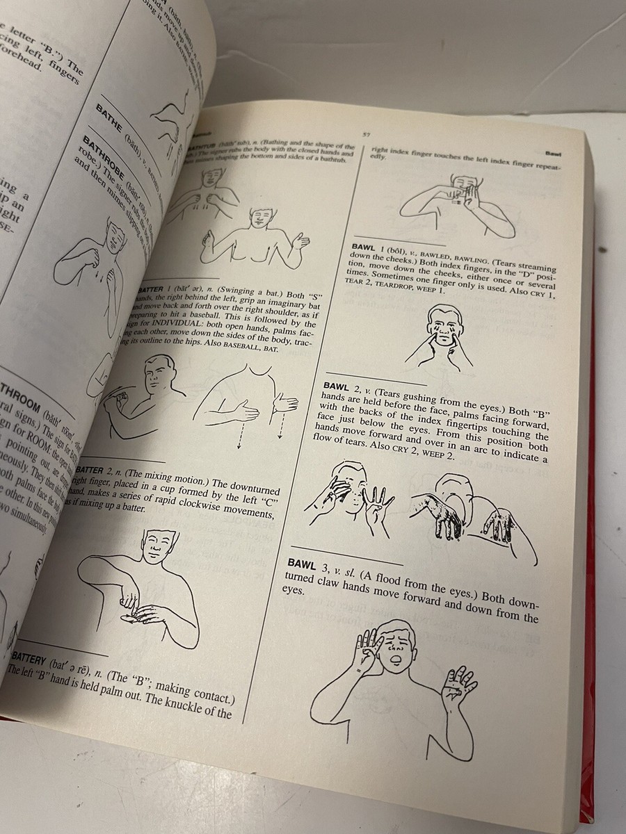 American Sign Language Dictionary-Flexi by Martin L
