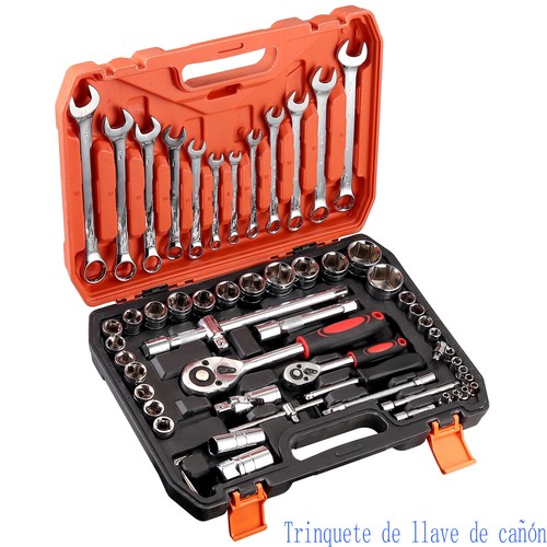 llaves de vaso 1/2" 1/4" Caja de carraca Caja de herramientas para coche | eBay