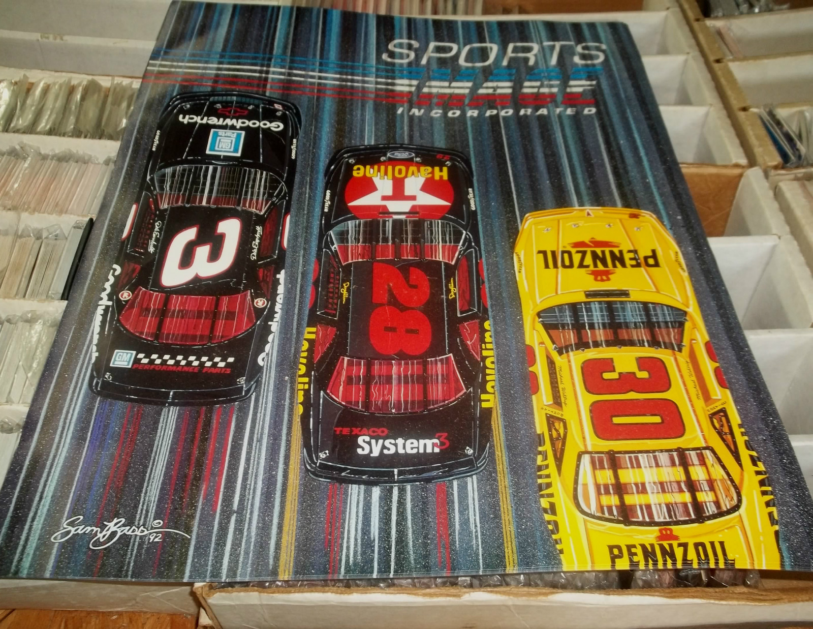 Dale Earnhardt Davey Allison, Michael Waltrip Poster 17