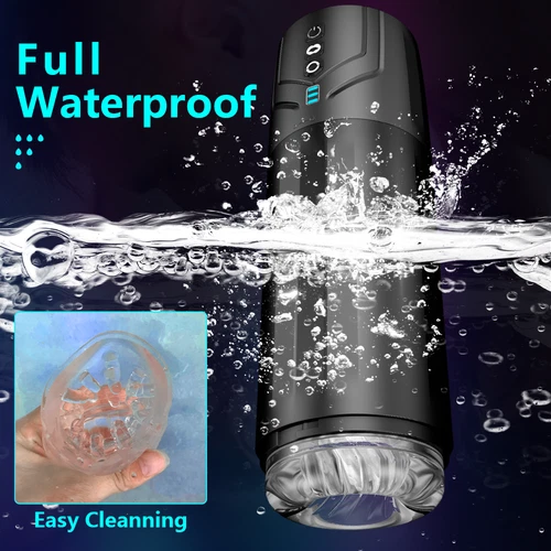 Handsfree Male Masturbaters Automatic Rotation Telescopic Strokers Cup Lubricant - Picture 10 of 25