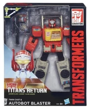Transformers Generations Leader Titans Return BLASTER Action Figure HASBRO