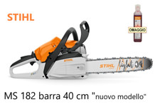 Motosega Stihl MS182 barra 40cm LIGHT "nuovo modello" +olio STIHL 100ml(OMAGGIO)