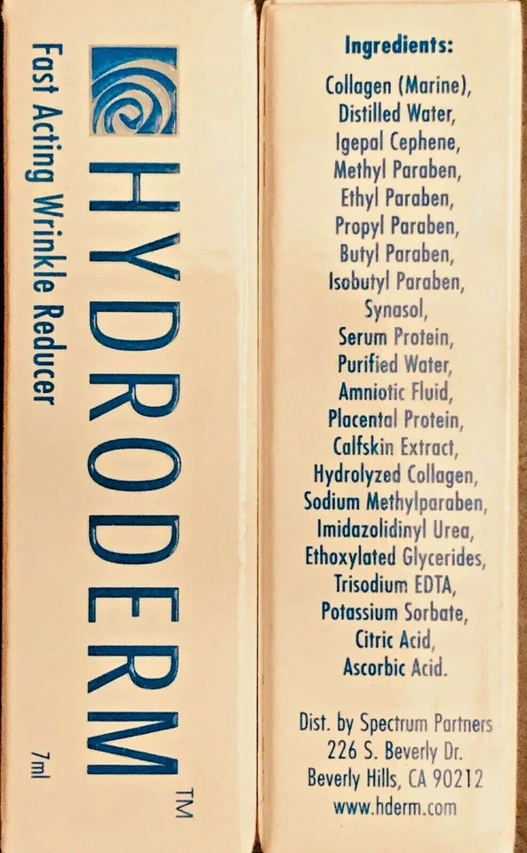 Suero reductor de arrugas facial de acción rápida Hydroderm Original - 1 botella, 7 ml - EE. UU. Foto 3 de 4