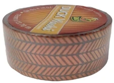 Metallic Gold Color Herringbone - Duck Washi Crafting Tape 0.75 in. X 15 yd NEW