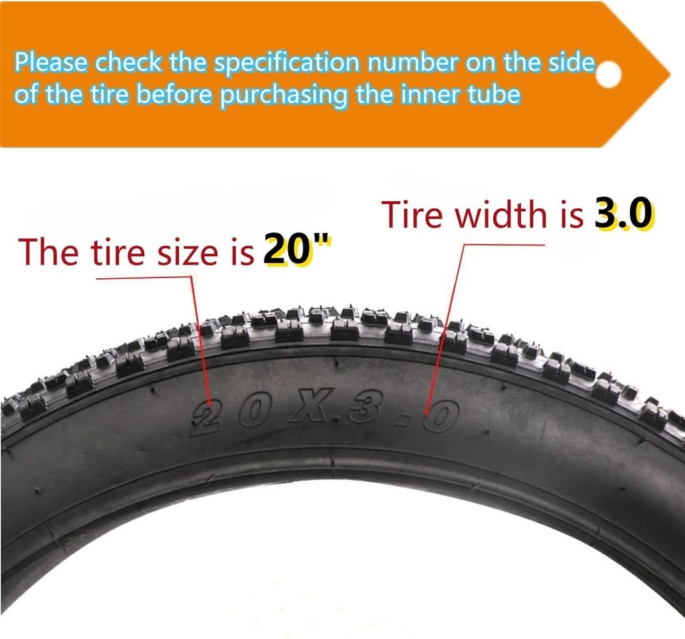 Heavy Duty 20 X Inner Tube 700x25c Tube 2-PCS Heavy Duty Fat E