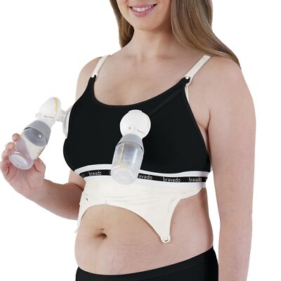 Bravado Designs Women s Pumping Bra Hands Free | Clip and Pump | Pumping