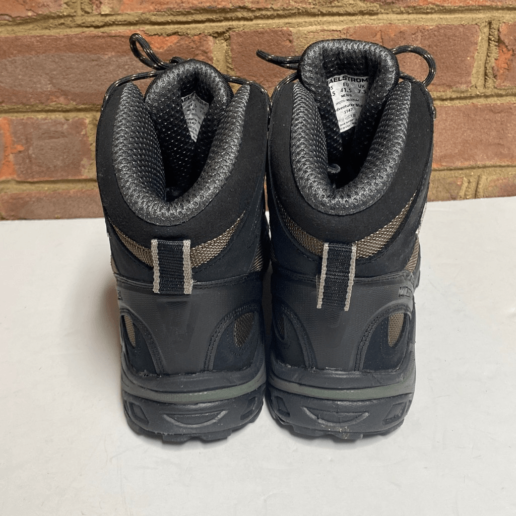 Maelstrom Black/Olive Adventurer Mid Waterproof Hiking Boot Size 8.5 NEW Maelstrom Black/Olive Adventurer Mid Waterproof Hiking Boot  main image 4