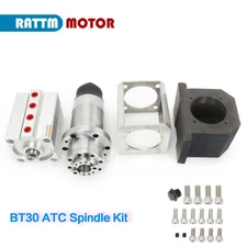 BT30 ATC Spindle Motor Self-cooling High Precision Taper Hole P4&Cylinder CNC