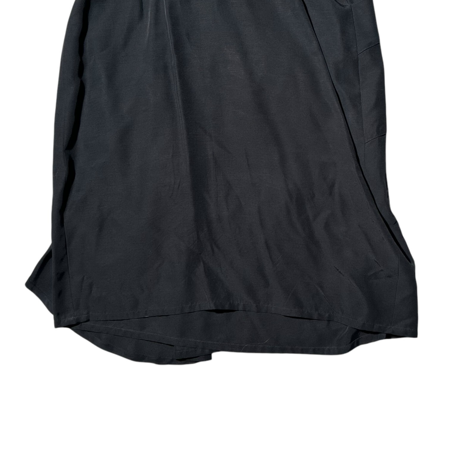 Vintage Thierry Mugler Black Dress Size 44 Collared 1980s 80s Bergdorf Goodman image 6