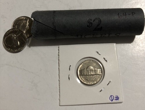 1964 Jefferson Five Cent Nickle-mint Error Coin DDO024 DDR017 Uncirculated Roll - Picture 16 of 22
