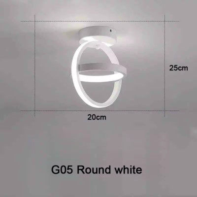Moderne LED Deckenleuchte 2 Ringe Kreatives Design Deckenlampe Innenbeleuchtung Fi