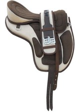 Z.A. Enterprises Synthetic Freemax Saddle with Stirrup Saddle Size 14" 18" Inch.