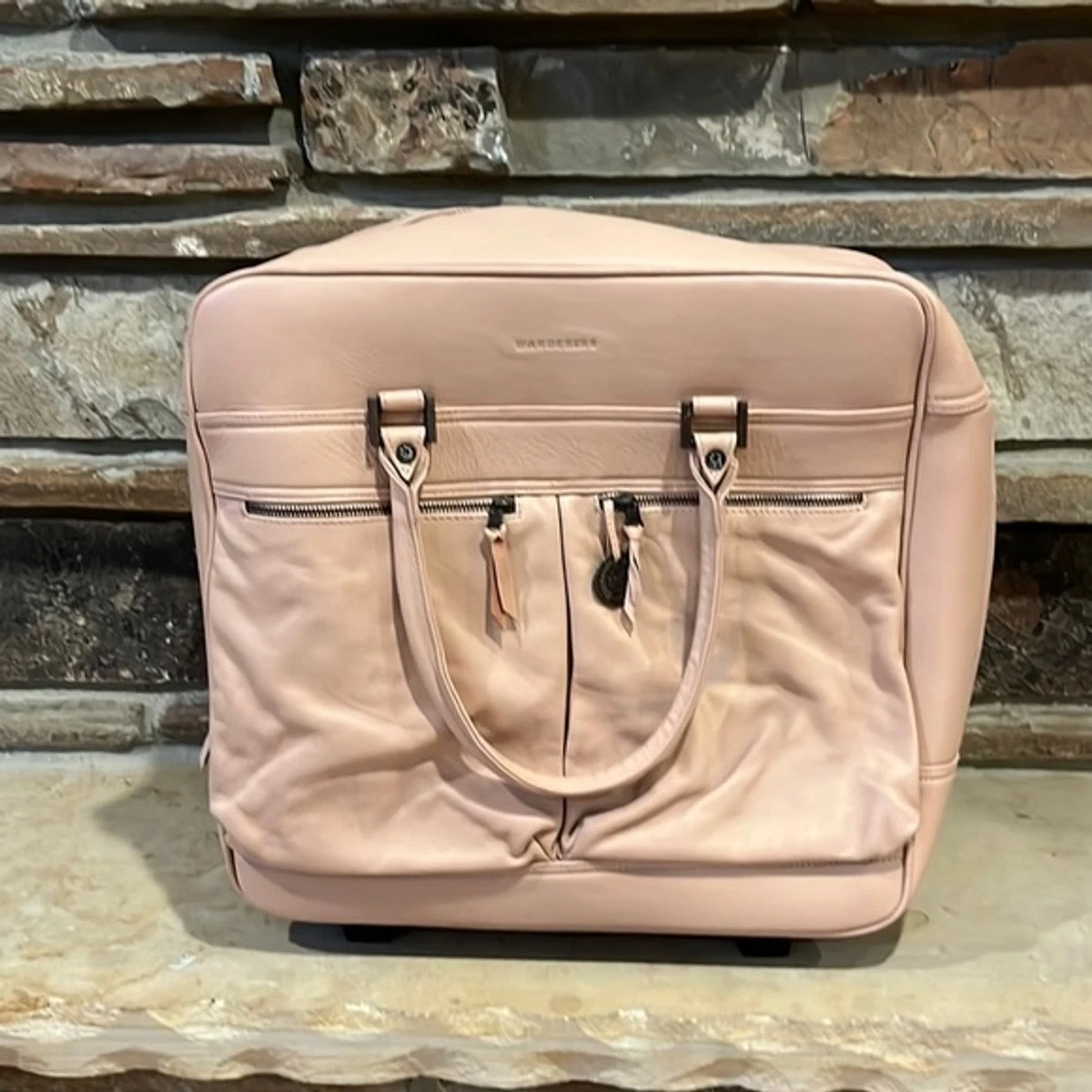 Leather cabin bag sale