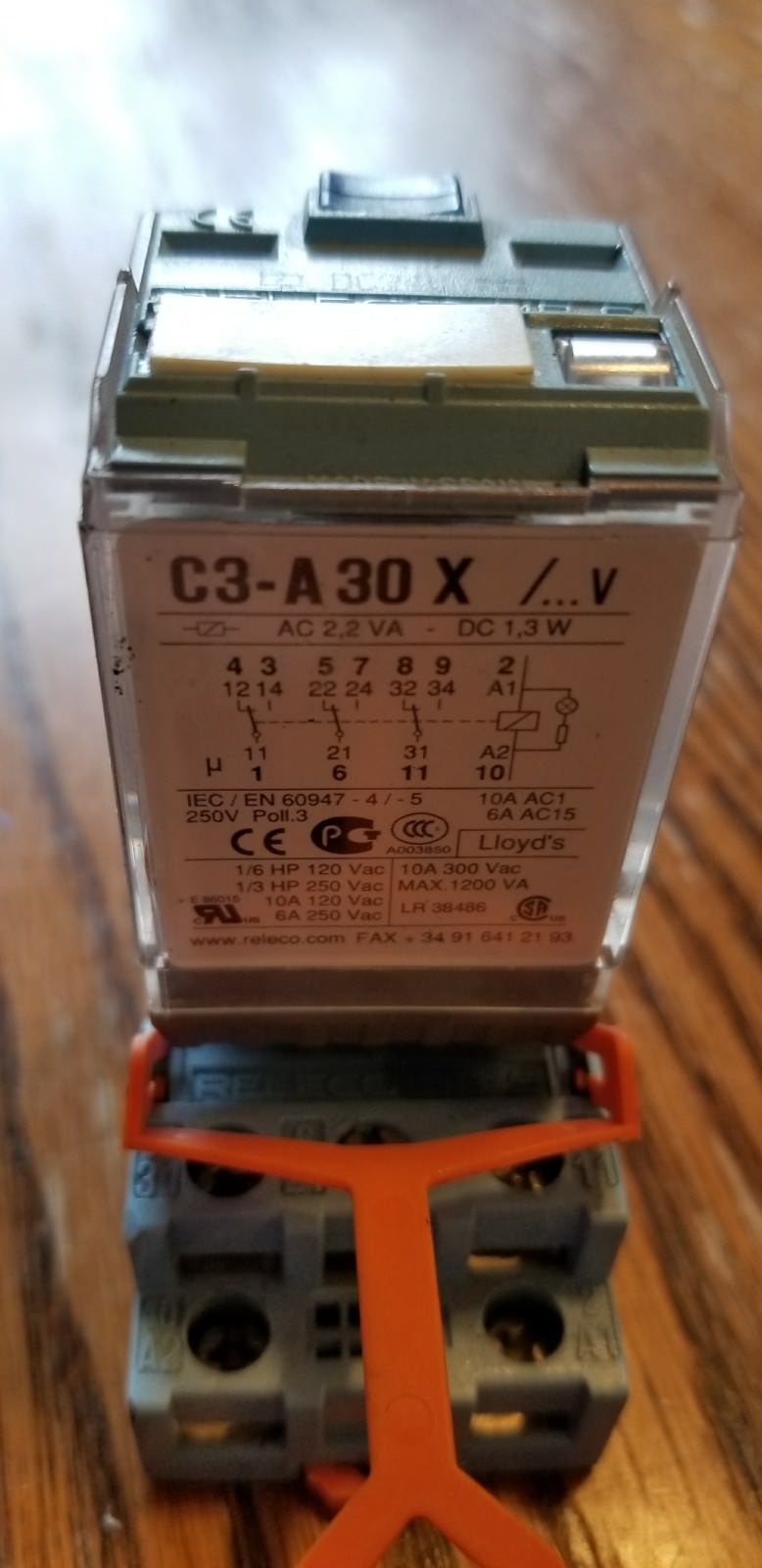 releco-c3-a30x-relay-w-socket-ebay