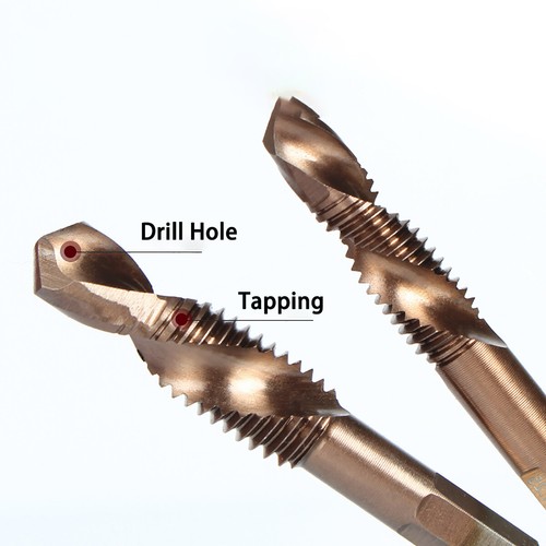 Punte Trapano Jobber HSS Cobalto Punta Spaccata per Acciaio Inox Metalli Duri Resistenti - Foto 3 di 9