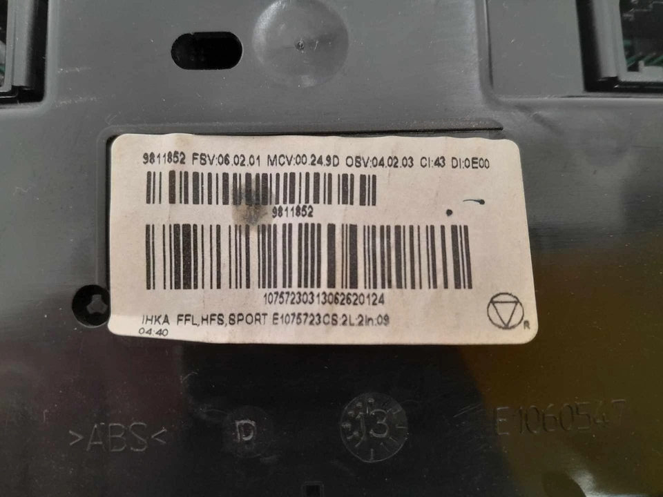 Controles automáticos de temperatura 13 - 16 Mini Cooper Paceman R61 fabricante de equipamento original - Imagem 2 de 4