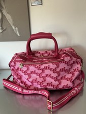Juicy Couture Bag, Large Weekender, Hot Pink, Tote Bag, Travel Luggage, Y2k, New