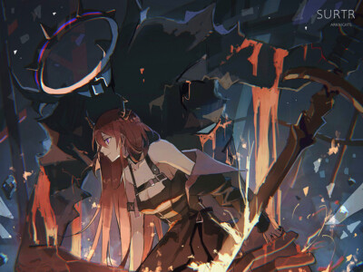 Anime girls lococo arknights playmat gaming mat