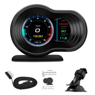 Comprehensive Vehicle Data Display Data Projection for Improved Road Awareness