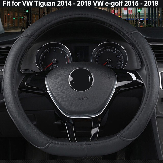 Car Steering Wheel Cover D Type For VW Tiguan 2014 2019 egolf 2015