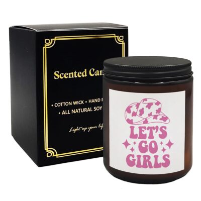 Let's Go Girls Scented Candles Bachelorette & Girls Trip Gifts Western Gifts ...