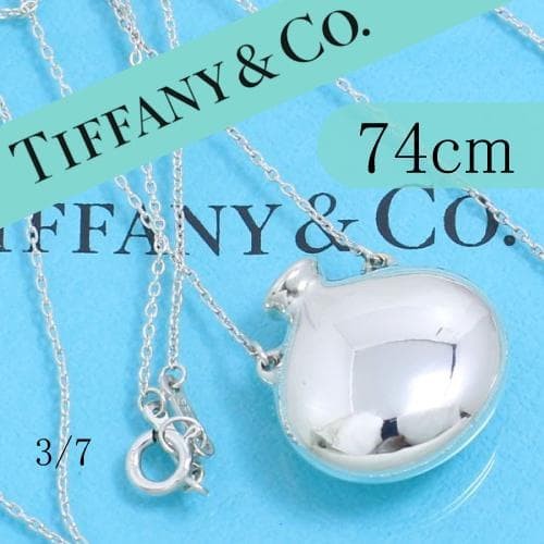 Tiffany Perfume Bottle Necklace 74cm Elsa Peretti Silver Rare