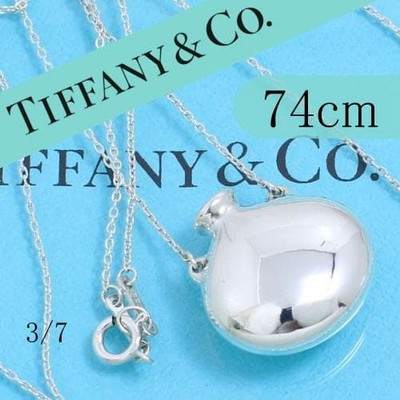 Tiffany Perfume Bottle Necklace 74cm Elsa Peretti Silver Rare
