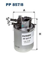 Filtron Kraftstofffilter PP 857/8 FüR Nissan