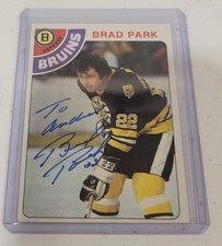 BRAD PARK SIGNED 1978-79 TOPPS NHL HOCKEY CARD #79 GENUINE TTM AUTOGRAPH AUTO