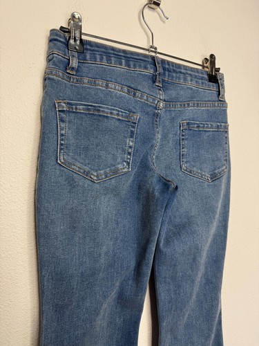 Art Class Girls Sz 12 Low Rise Flare Jeans Medium Wash Denim Cotton Stretch - Picture 8 of 12