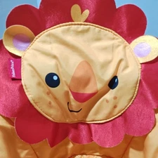 FisherPrice Portable Baby Chair Sit-Me-Up Floor Seat Snack Tray - Lion & penguin