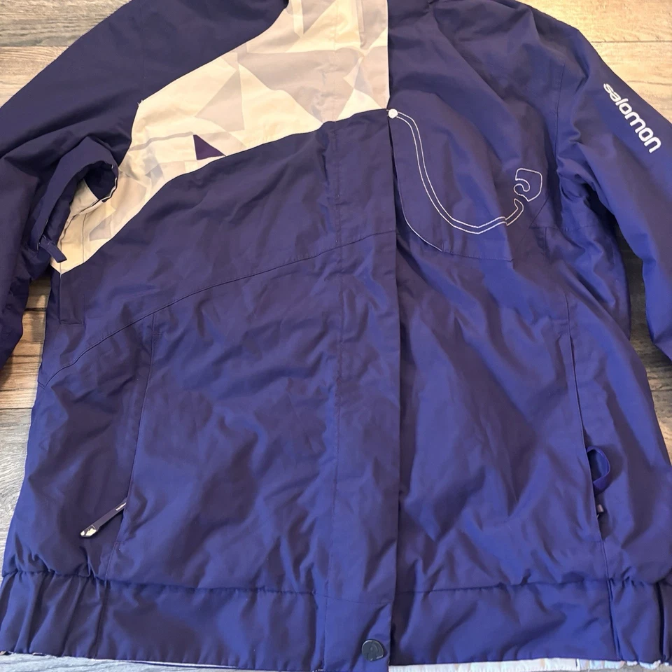 Salomon Clima Pro 10000 Ski Indigo Ski Jacket Womens L - Image 2 of 4
