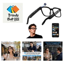 4K HD Smart Glasses with AI Assistant: Capture, Translate & Connect Effortlessly