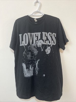 Loveless 2023 World Tour Double Sided Small Band T-Shirt S Tee Emo Pop-Punk Alt 