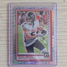 2023 Panini Donruss Optic Prizm Drake London #153 Atlanta Falcons NFL Card