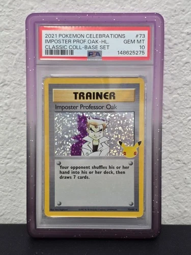 PSA 10 Gem Mint Celebrations Classic Collection Imposter Oak #73 Pokémon