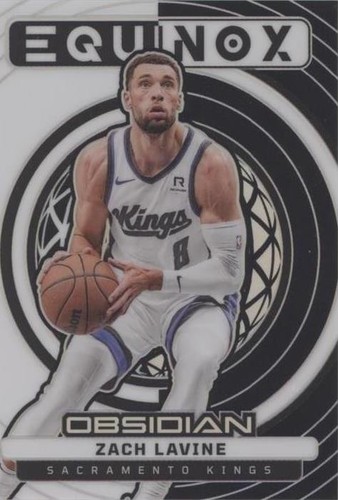 2024-25 Panini Select ZACH LaVINE Zebra Prizm Concourse #10 Kings
