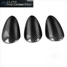 Real Carbon Fiber Rear Gauge Pod Cover Caps For Nissan 370z Z34 2009-2020