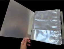 New - BCW Currency Protectors plastic sleeves 100 pages with 3 slots per page