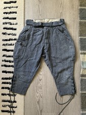 Vintage 1930s 1940s Cone Sanforized Fabric Salt And Pepper Pants