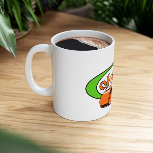 Retro OJ Wheels Ceramic Mug - Unique Gift for Skateboard Lovers, Hot Cold Drinks - Picture 7 of 9