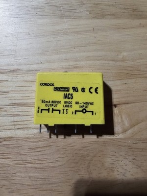 Lot of 15 Gordos Crouzet IAC5 AC Input PLC Modules 90-140VAC 5VDC Logic I/O SSR