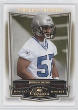 2008 Donruss Classics Rookie Timeless Tributes Gold 16/50 Jordon Dizon #164 0b5