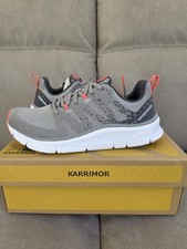 Image of Karrimor Duma 6 Ladies Running Shoes Grey Coral UK 8 EU 41 Brand New