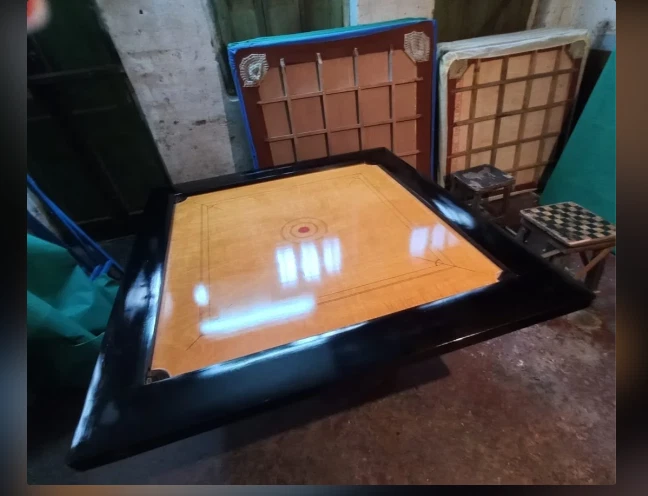 44 inch Cut Pocket Carrom board waterproof double Play Professional Full Size - Image 2 of 4