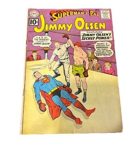 Superman's Pal Jimmy Olsen #55 Nice Silver Age Vintage DC Comics 1961 Curt Swan