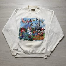 Rare Magic Kingdom Disney 90s Large Sweatshirt Walt Disney World Vintage USA S