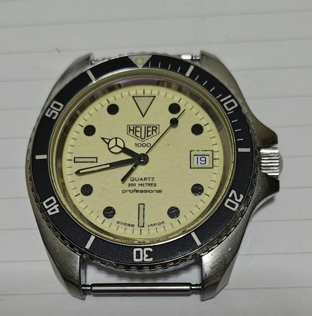 Super Rare Working Item Heuer Old Logo 980.032L Night Diver | eBay