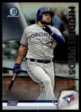 2020 Bowman #HF-RT Rowdy Tellez Chrome Hidden Finds